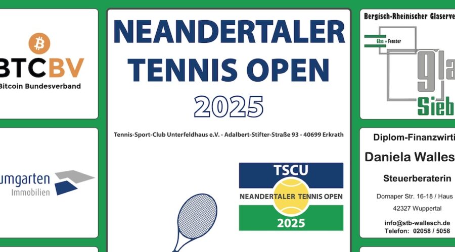 Zwischen Spielplan und Sponsoren: Warum der Bitcoin Bundesverband plötzlich auf einem Tennisturnier-Plakat auftaucht