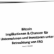 Die ESG Implikationen von Bitcoin für Unternehmen und Investoren