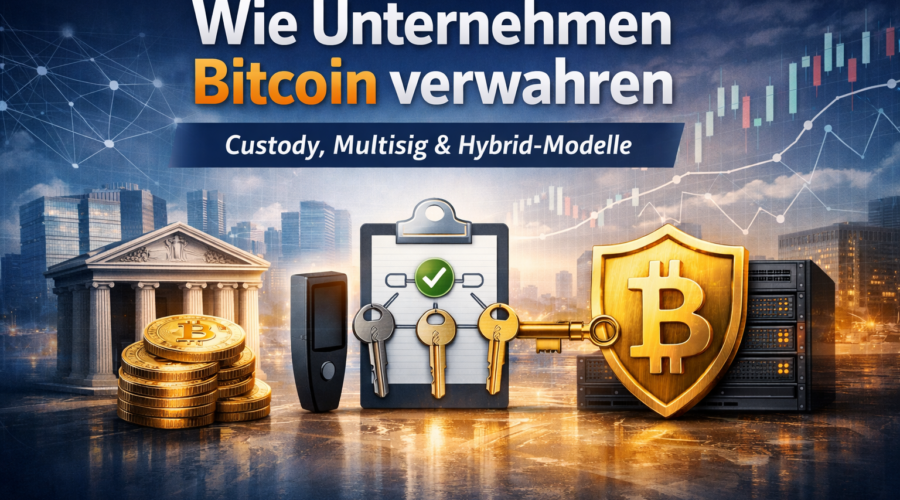 Wie Unternehmen Bitcoin verwahren