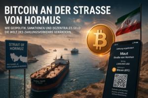 Bitcoin an der Strasse von Hormus