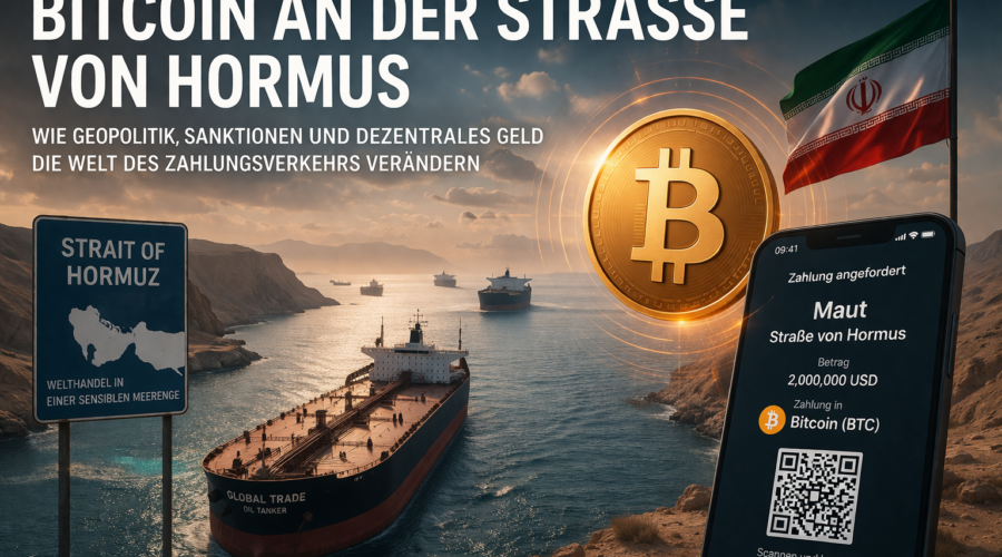 Bitcoin an der Strasse von Hormus