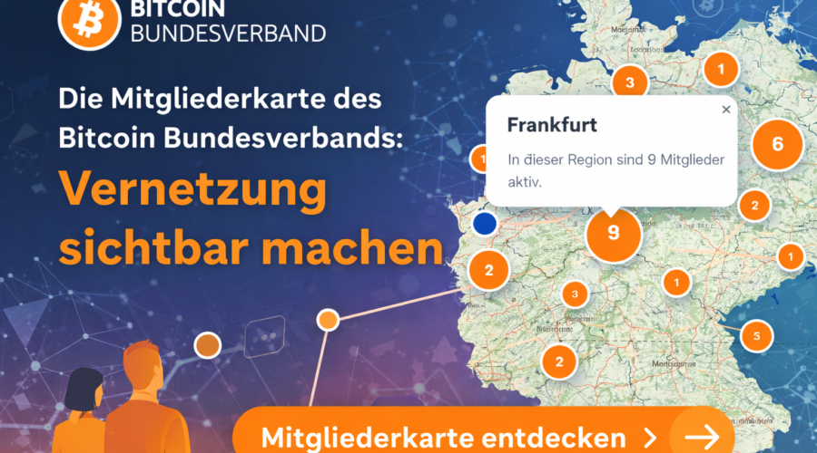 Mitgliederkarte des Bitcoin Bundesverbands entdecken