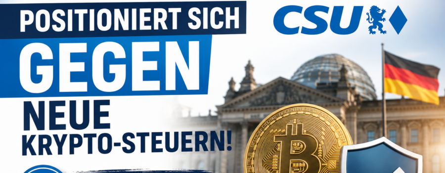 CDU:CSU positions itself against new crypto taxes