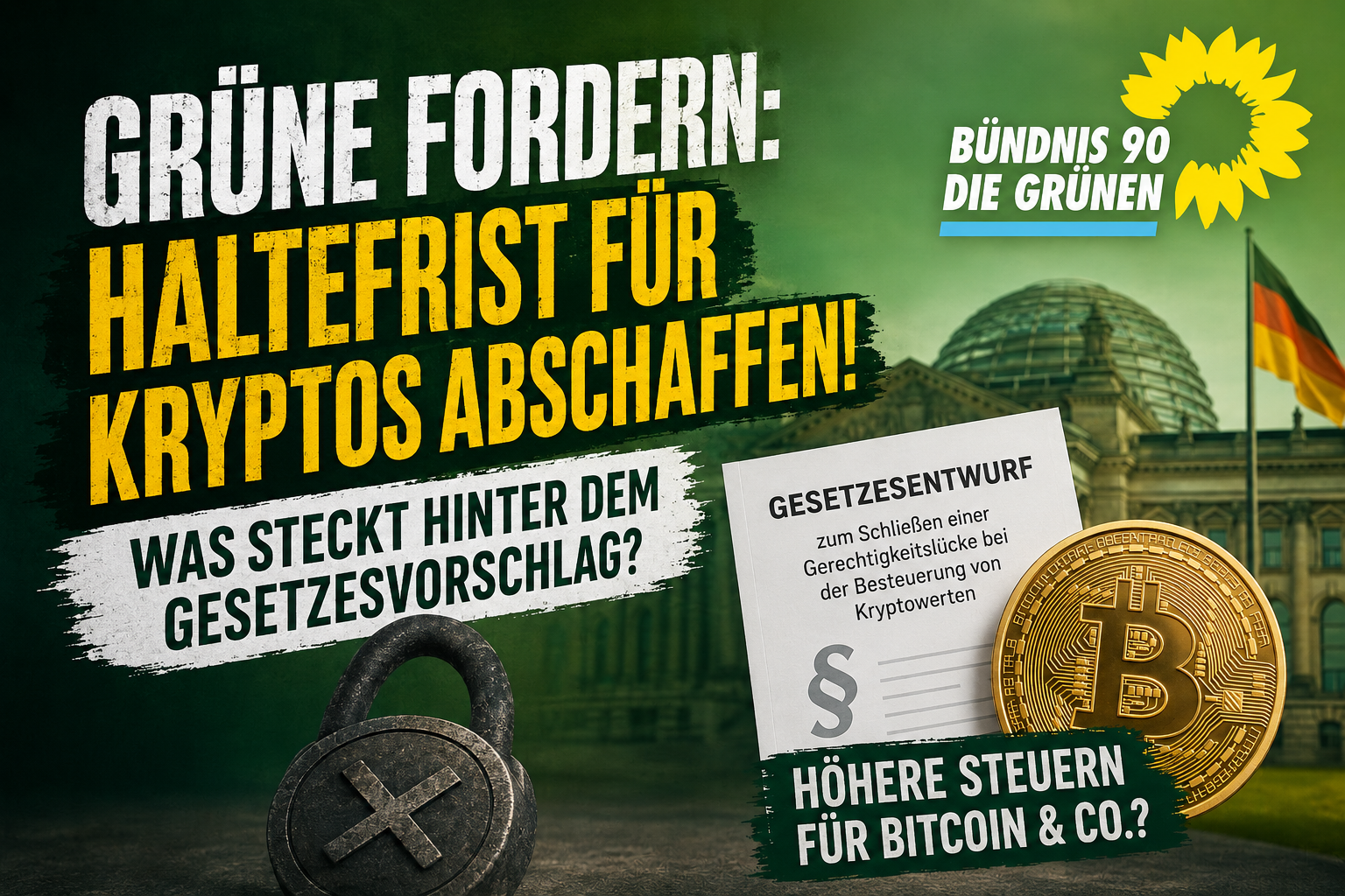 Grüne fordern Abschaffung der Haltefrist