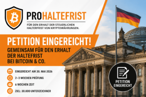 Petition submitted to preserve the tax holding period for Bitcoin and cryptocurrencies