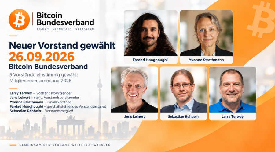 New Executive Board of the German Bitcoin Association, 2026