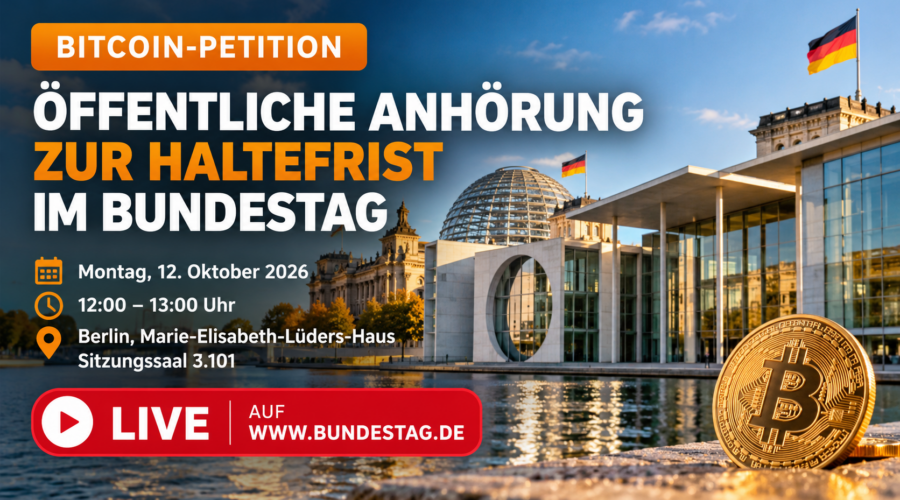 Bitcoin Hearing in the Bundestag