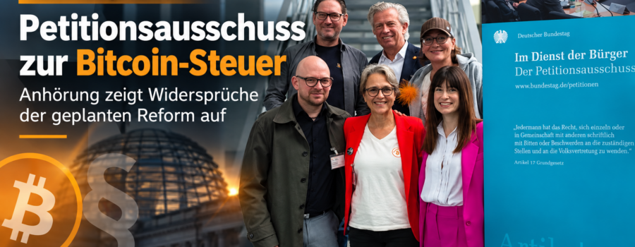 Petitionsausschuss zur Bitcoin-Steuer