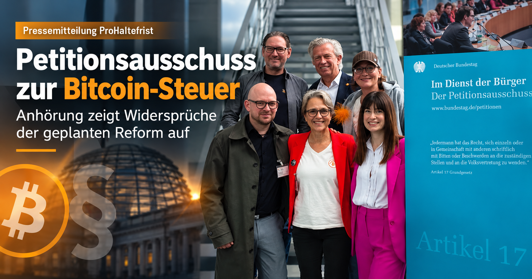 Petitionsausschuss zur Bitcoin-Steuer